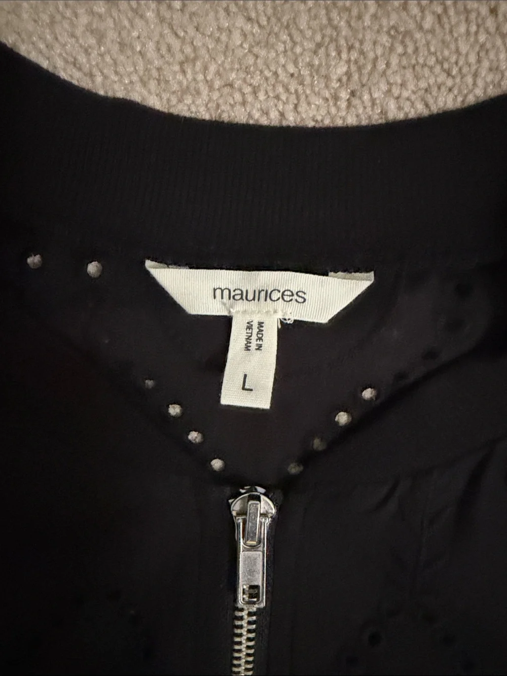 Maurices black eyelet